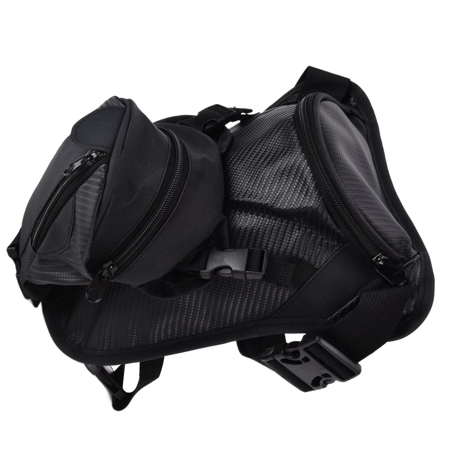 Men Leather Thigh Bag Multifunctional Drop Leg Bag Thigh Satchel for Bicycle Travel Hiking V1294-YM0523-3117210206211