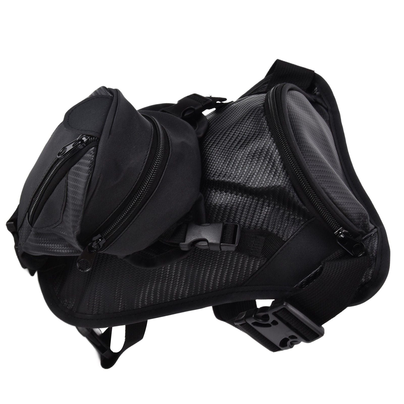 Men Leather Thigh Bag Multifunctional Drop Leg Bag Thigh Satchel for Bicycle Travel Hiking V1294-YM0523-3117210206211