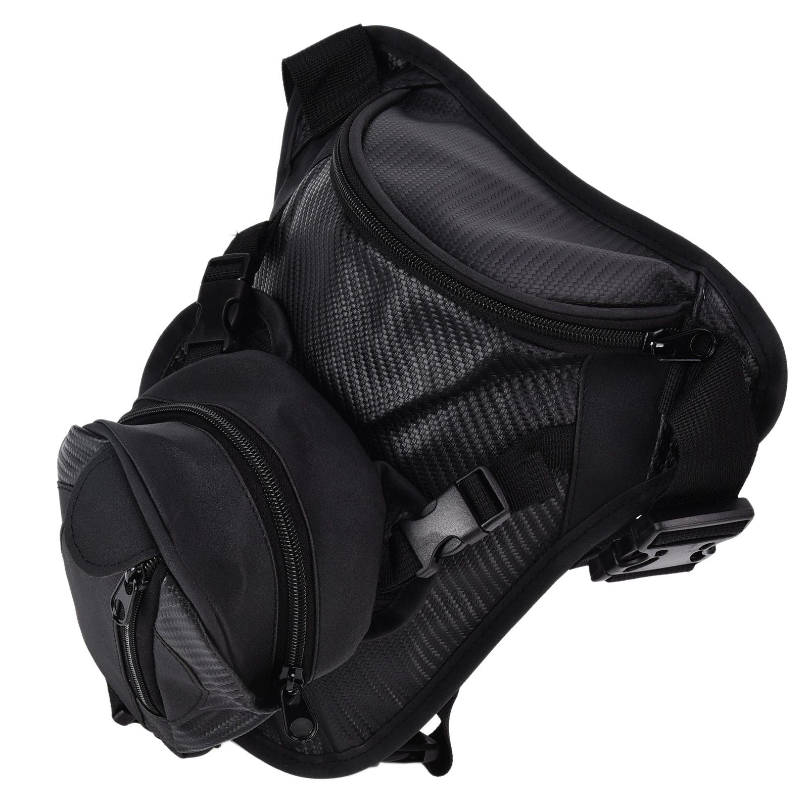 Men Leather Thigh Bag Multifunctional Drop Leg Bag Thigh Satchel for Bicycle Travel Hiking V1294-YM0523-3117210206211
