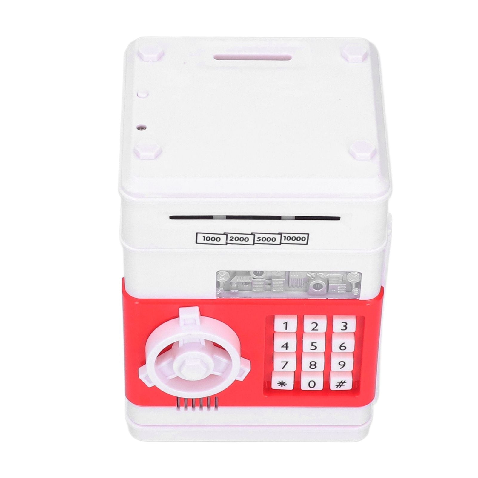 Electronic Money Saving Box ATM Password Cash Money Bank Security Lock Box for Children KidRed V1294-YM0523-3117210207212