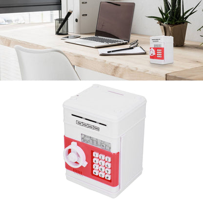 Electronic Money Saving Box ATM Password Cash Money Bank Security Lock Box for Children KidRed V1294-YM0523-3117210207212