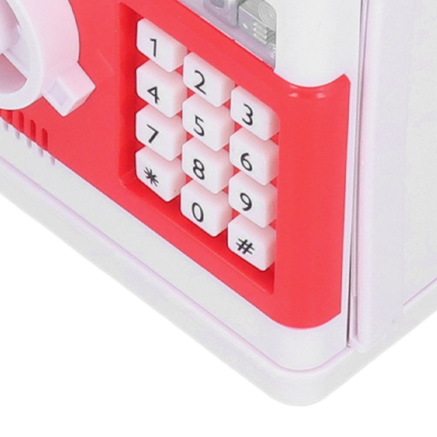 Electronic Money Saving Box ATM Password Cash Money Bank Security Lock Box for Children KidRed V1294-YM0523-3117210207212