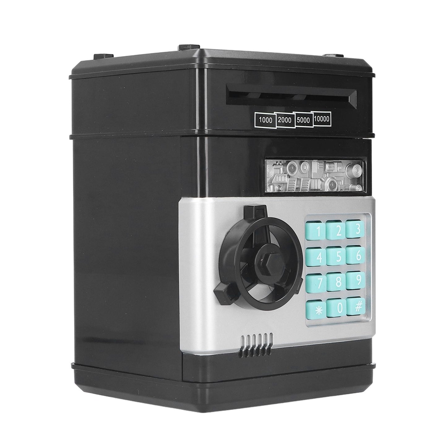 Electronic ATM Saving Box Cash Coins Save Banks Piggy Bank Can Auto Scroll Paper Money V1294-YM0523-3117210207311