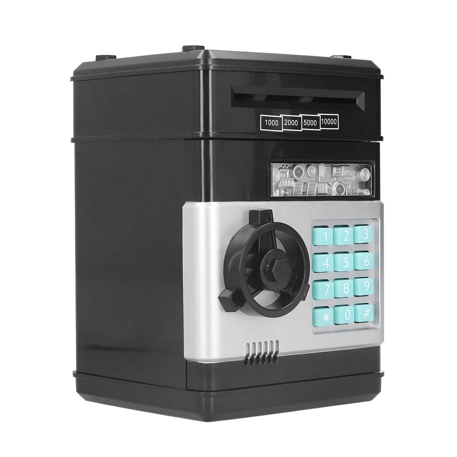 Electronic ATM Saving Box Cash Coins Save Banks Piggy Bank Can Auto Scroll Paper Money V1294-YM0523-3117210207311