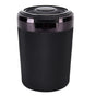 LED Car Ashtray with Lid 3W Portable Automobile Ashtray Car Cigarette Ashtray for Home OfficeBlack V1294-YM0523-3117210209211