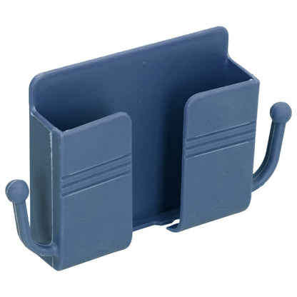 Wall Mounted Storage Box Multifunctional Phone Charging Wall Mount Holder for Bed Bathroom Kitchen OfficeBlue V1294-YM0523-3117210209312