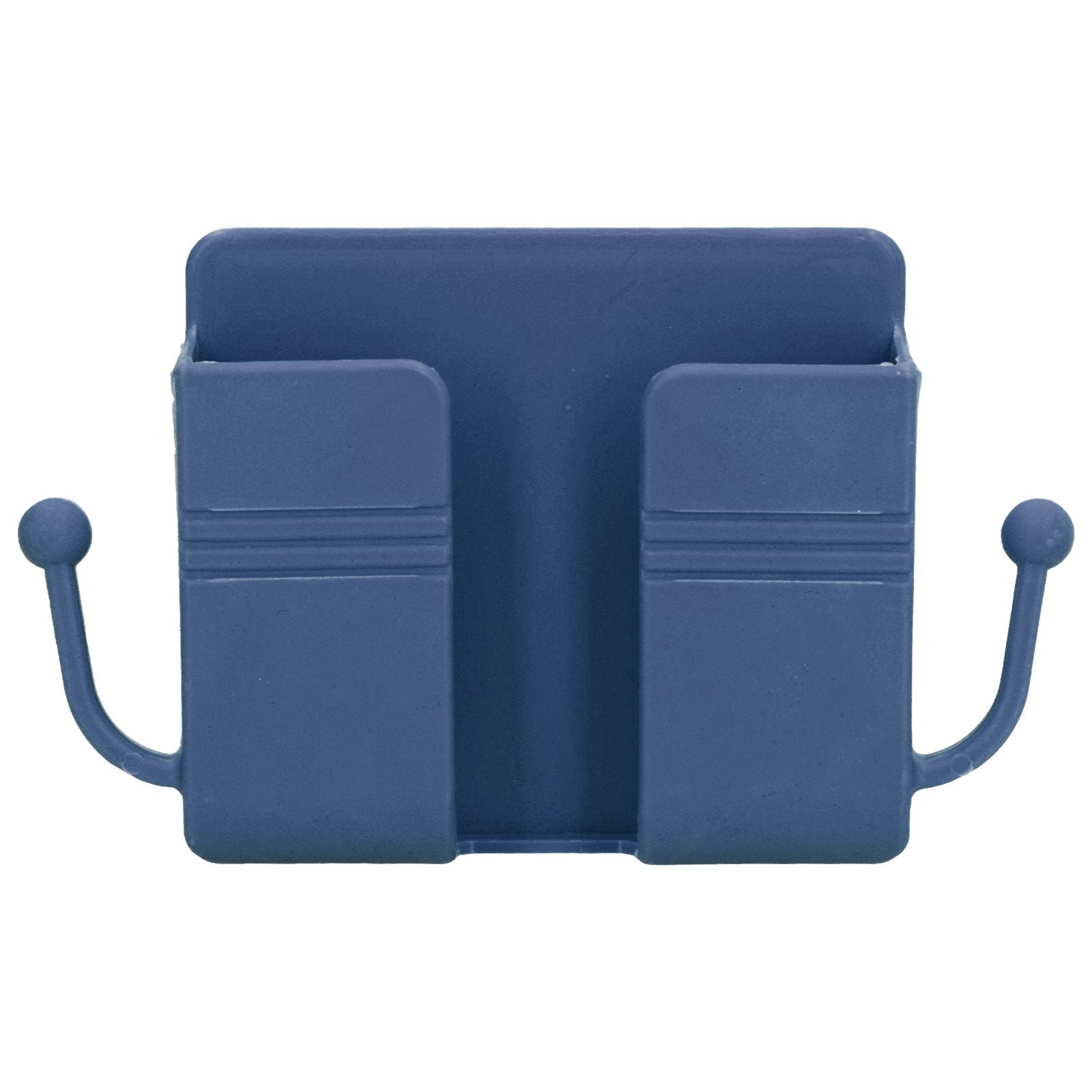 Wall Mounted Storage Box Multifunctional Phone Charging Wall Mount Holder for Bed Bathroom Kitchen OfficeBlue V1294-YM0523-3117210209312