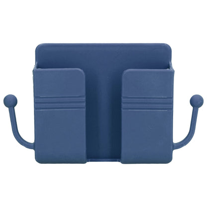 Wall Mounted Storage Box Multifunctional Phone Charging Wall Mount Holder for Bed Bathroom Kitchen OfficeBlue V1294-YM0523-3117210209312