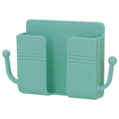 Wall Mounted Storage Box Multifunctional Phone Charging Wall Mount Holder for Bed Bathroom Kitchen OfficeGreen V1294-YM0523-3117210209313