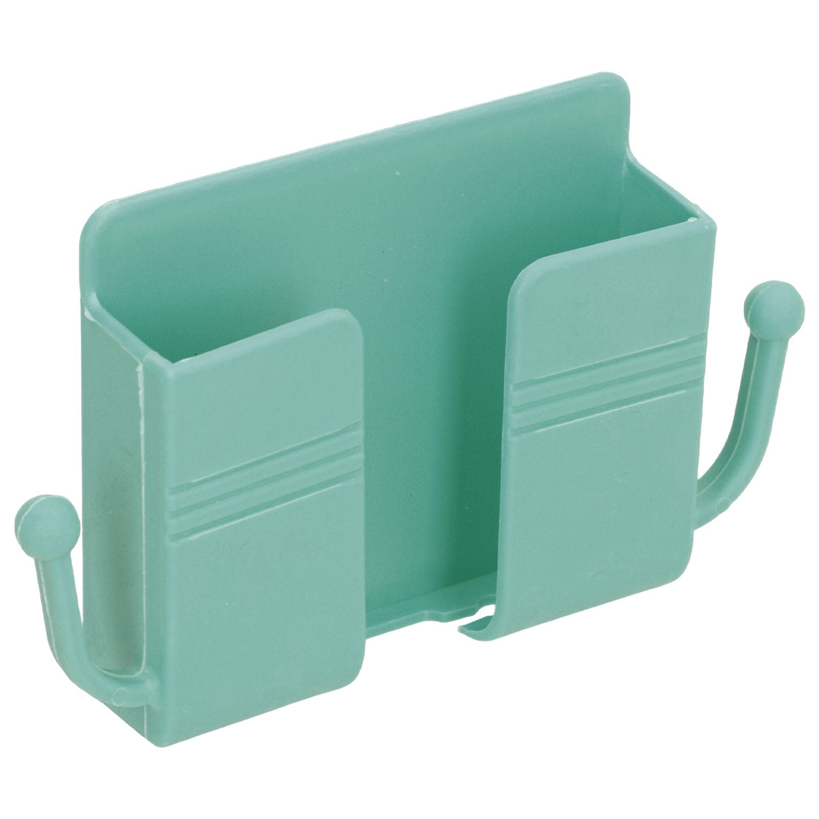 Wall Mounted Storage Box Multifunctional Phone Charging Wall Mount Holder for Bed Bathroom Kitchen OfficeGreen V1294-YM0523-3117210209313