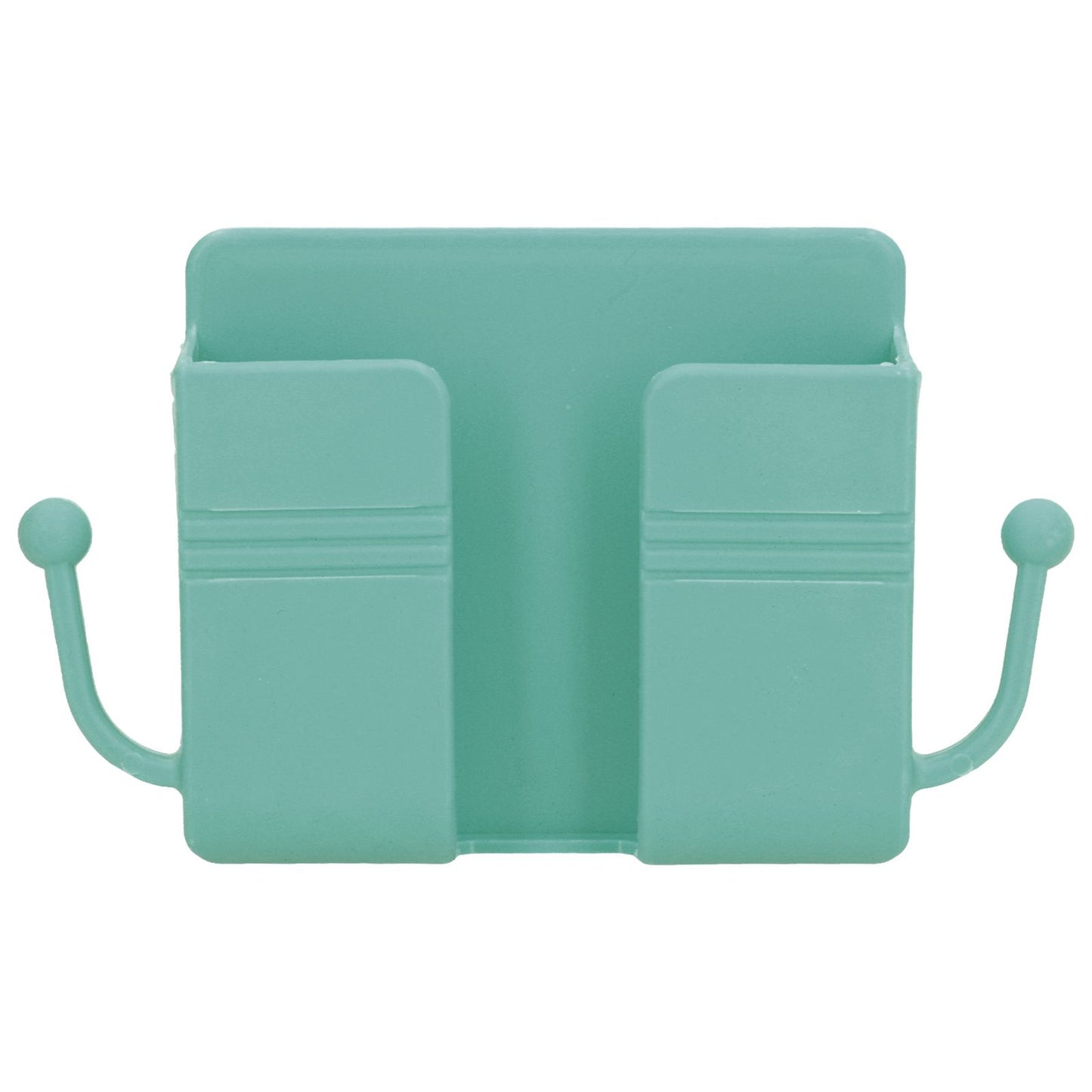Wall Mounted Storage Box Multifunctional Phone Charging Wall Mount Holder for Bed Bathroom Kitchen OfficeGreen V1294-YM0523-3117210209313