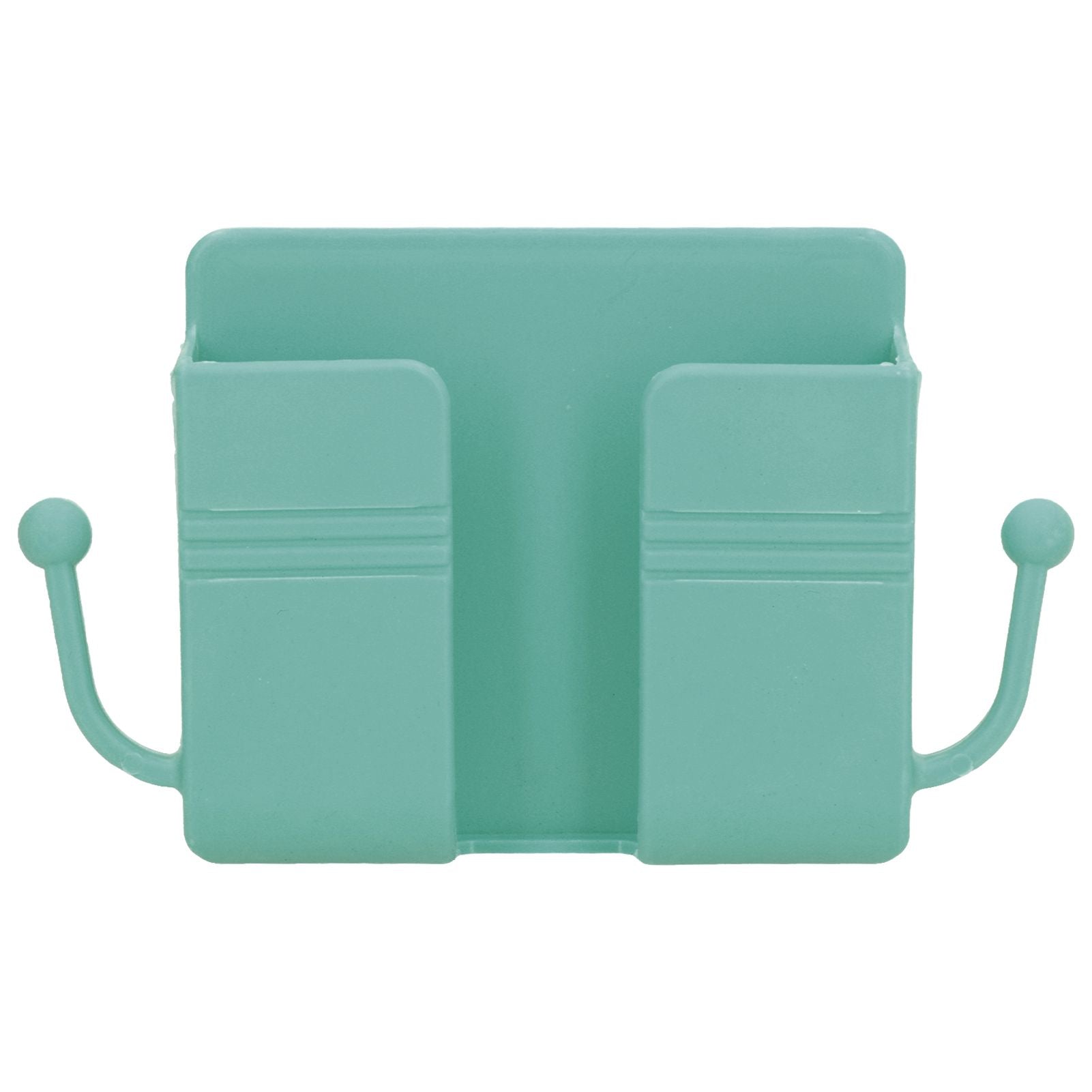 Wall Mounted Storage Box Multifunctional Phone Charging Wall Mount Holder for Bed Bathroom Kitchen OfficeGreen V1294-YM0523-3117210209313
