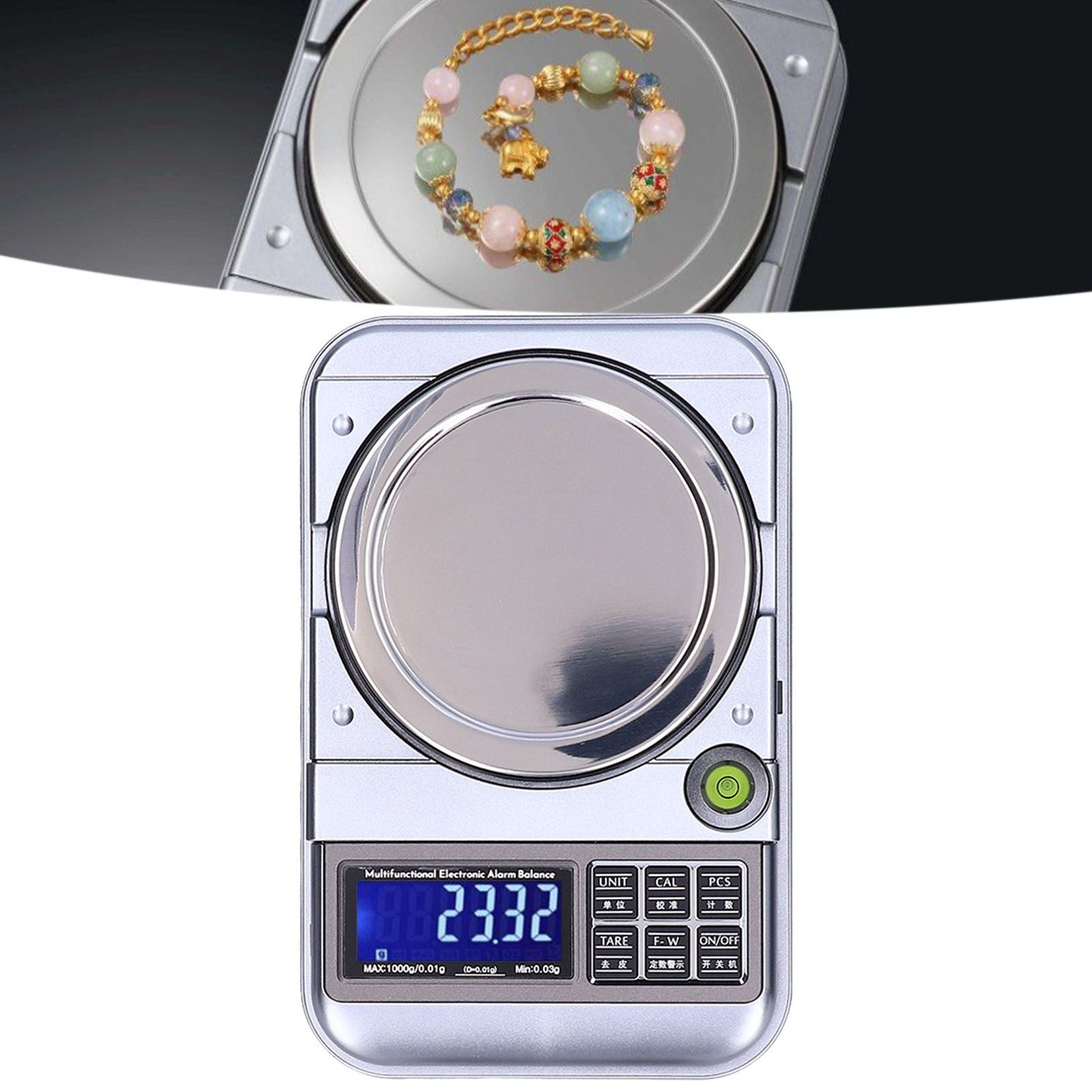 Jewelry Scale Accurate Data Multiple Units Stable Reading High Sensitivity LCD Digital Electronic Scale for V1294-YM0523-3117210209411