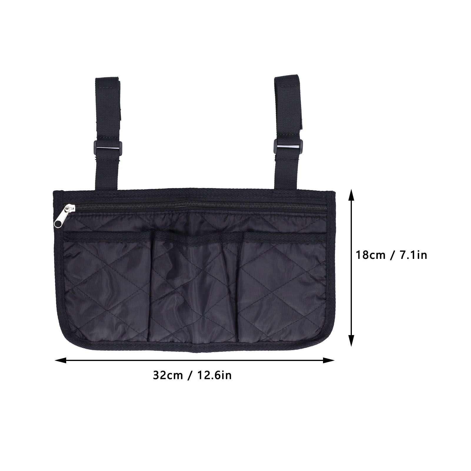 Wheelchair Side Bags Large Capacity Beautiful Practical Armrest Side Storage Bag for Mobile Scooters Strollers V1294-YM0523-3117210209511