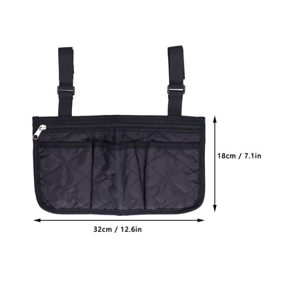 Wheelchair Side Bags Large Capacity Beautiful Practical Armrest Side Storage Bag for Mobile Scooters Strollers V1294-YM0523-3117210209511