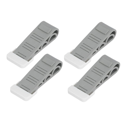 4PCS Stacked Door Stop Rubber Heavy Duty Door Bottom Stopper Door Wedge Stop for Home Office V1294-YM0523-3117210209811