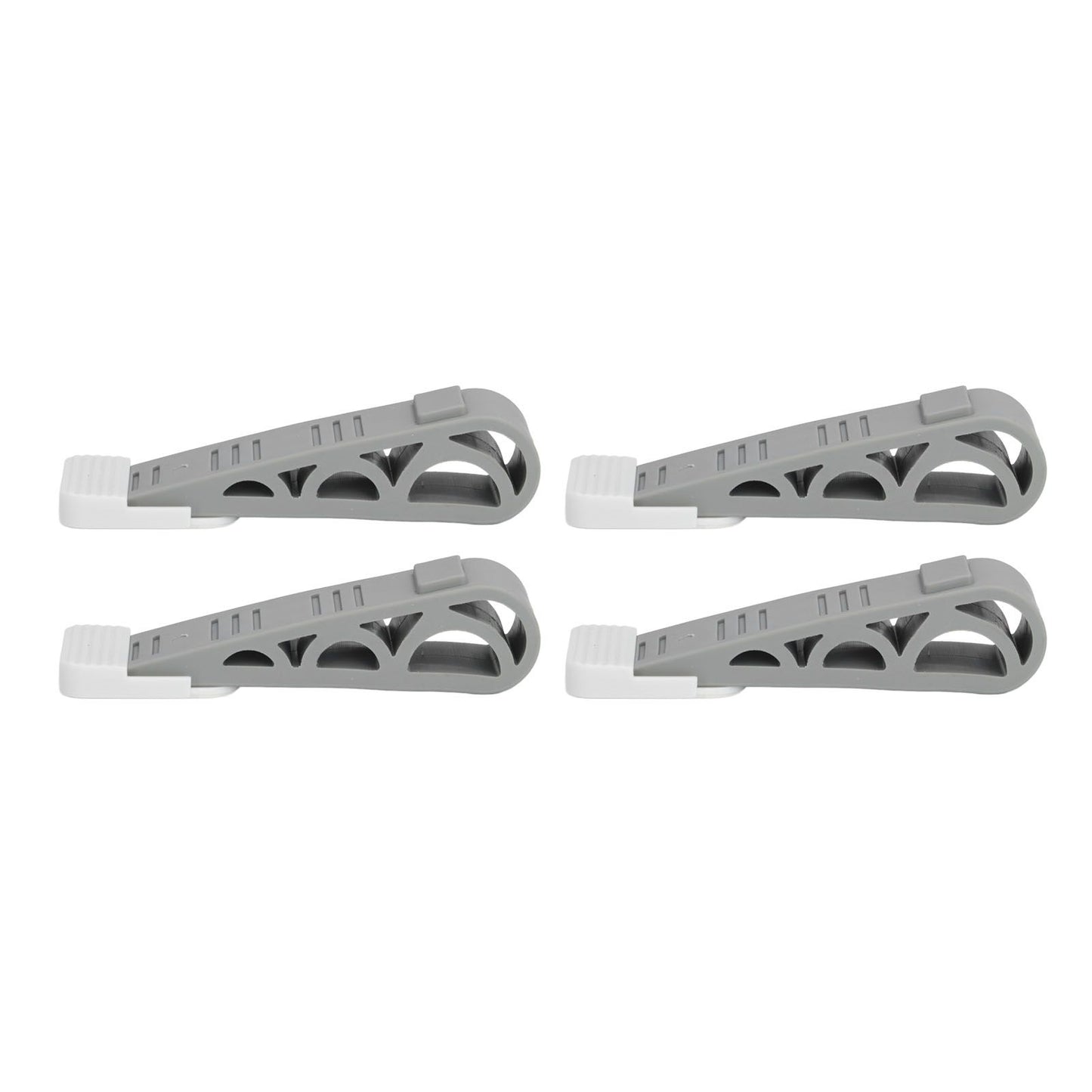 4PCS Stacked Door Stop Rubber Heavy Duty Door Bottom Stopper Door Wedge Stop for Home Office V1294-YM0523-3117210209811