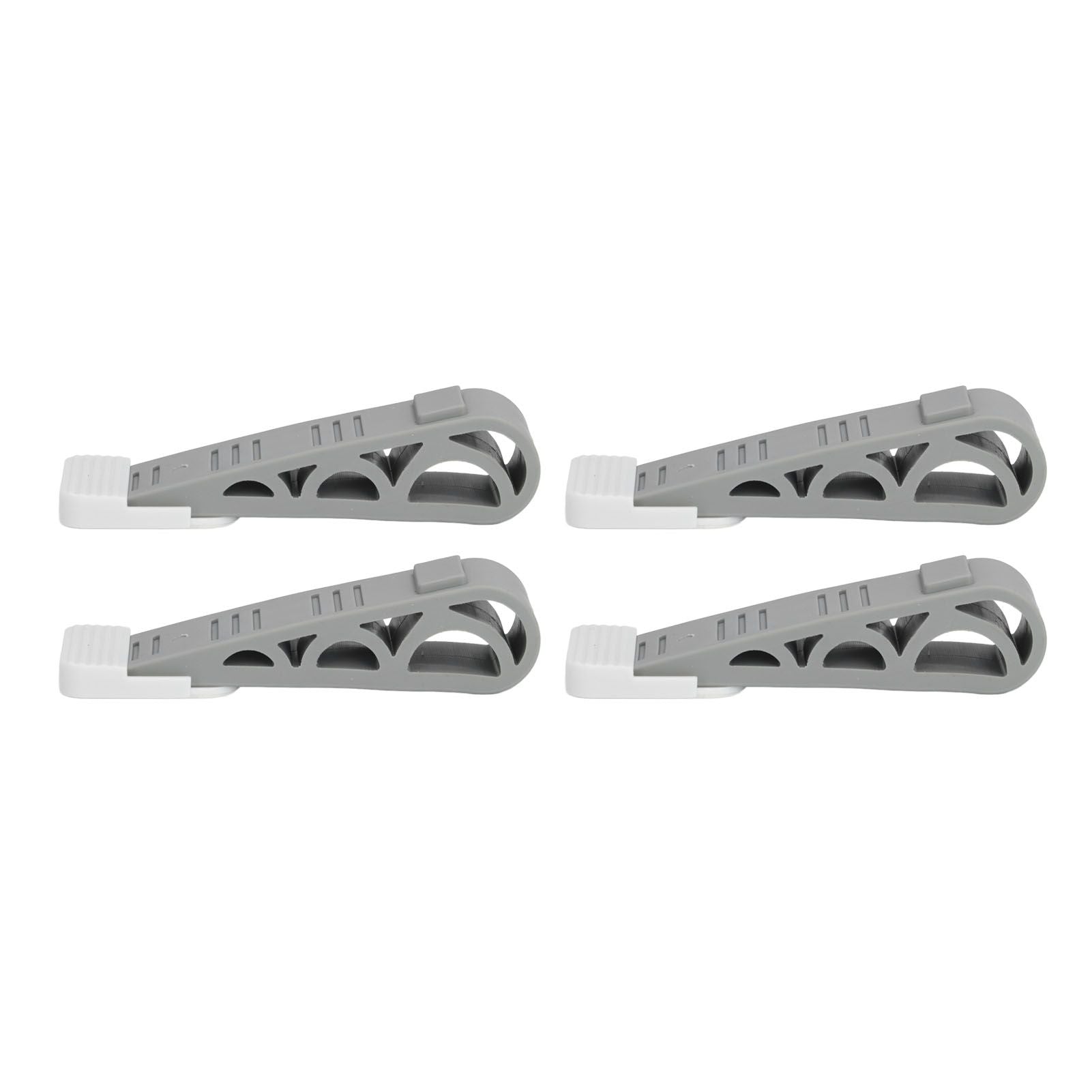 4PCS Stacked Door Stop Rubber Heavy Duty Door Bottom Stopper Door Wedge Stop for Home Office V1294-YM0523-3117210209811