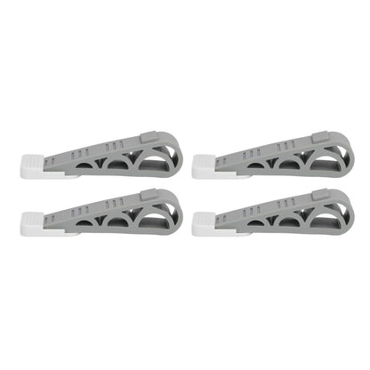 4PCS Stacked Door Stop Rubber Heavy Duty Door Bottom Stopper Door Wedge Stop for Home Office V1294-YM0523-3117210209811
