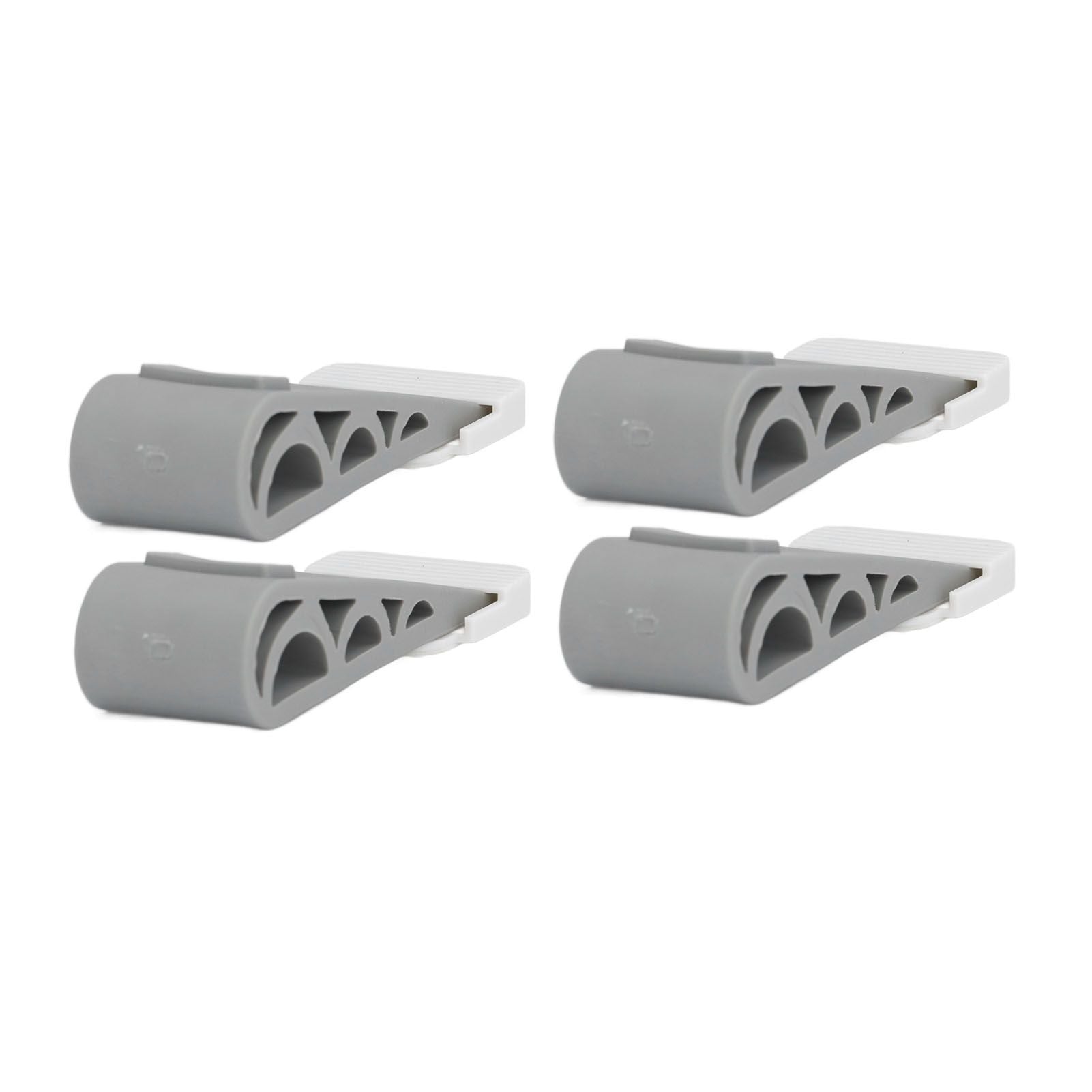 4PCS Stacked Door Stop Rubber Heavy Duty Door Bottom Stopper Door Wedge Stop for Home Office V1294-YM0523-3117210209811