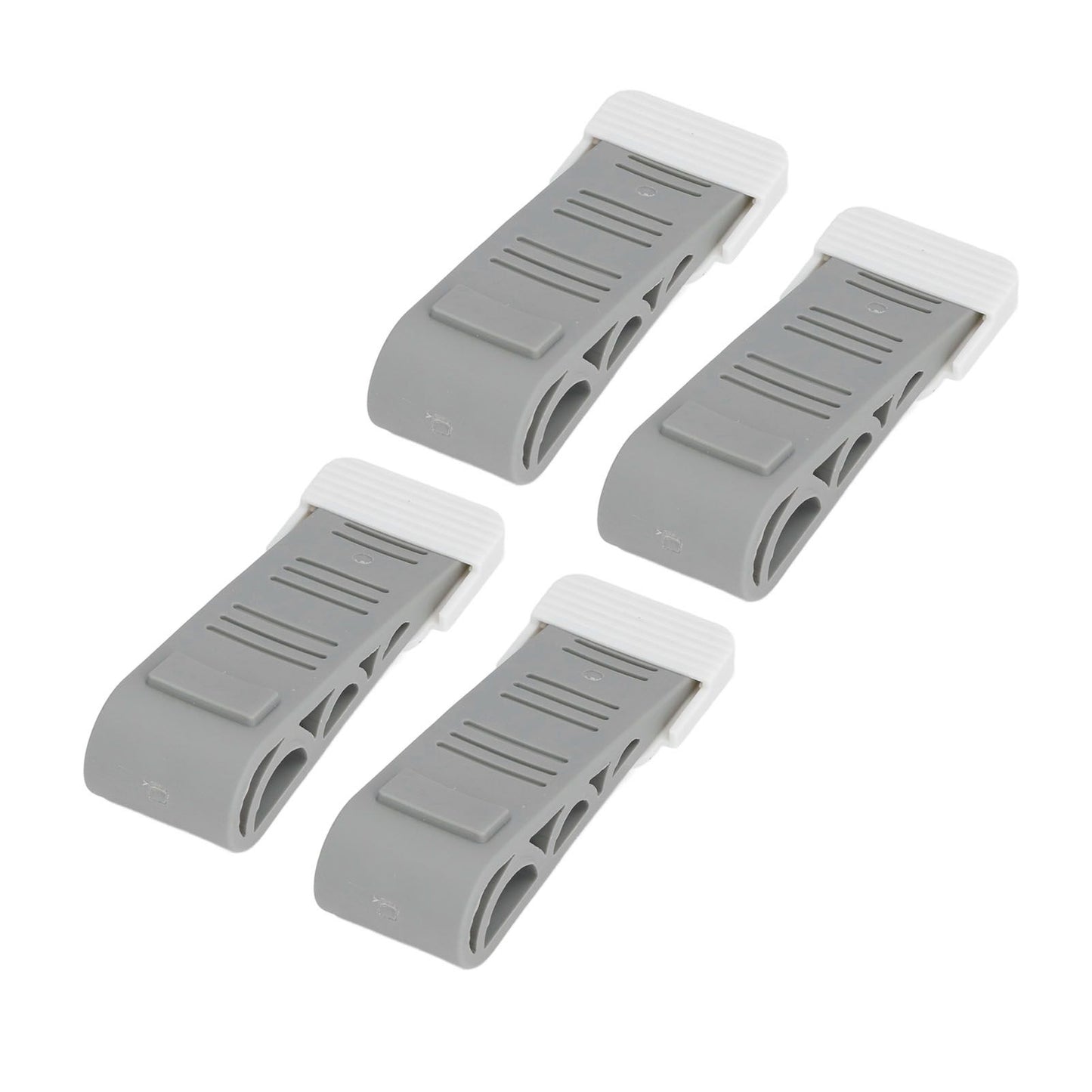 4PCS Stacked Door Stop Rubber Heavy Duty Door Bottom Stopper Door Wedge Stop for Home Office V1294-YM0523-3117210209811