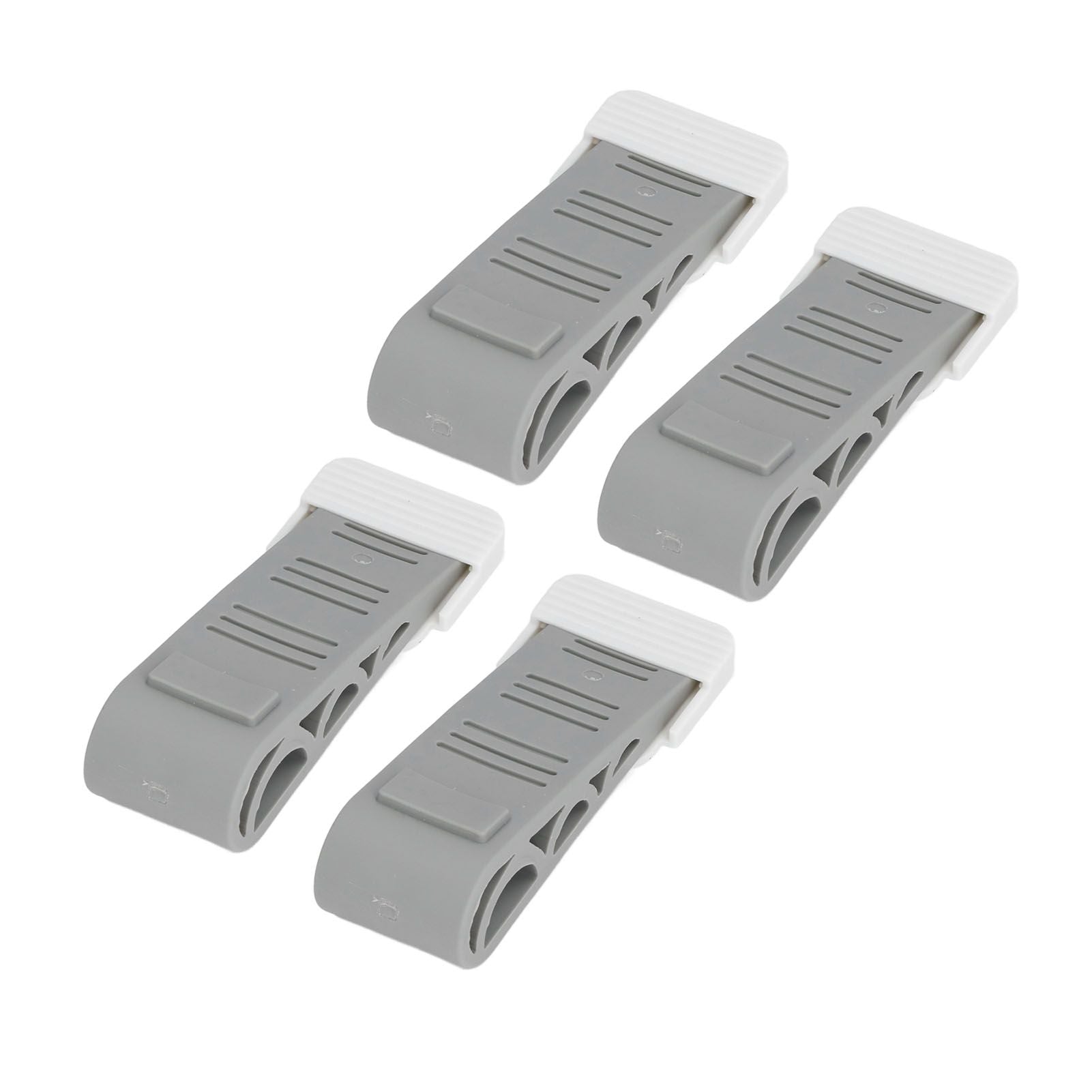 4PCS Stacked Door Stop Rubber Heavy Duty Door Bottom Stopper Door Wedge Stop for Home Office V1294-YM0523-3117210209811