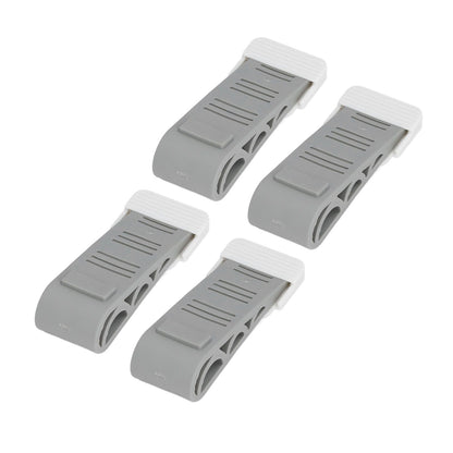 4PCS Stacked Door Stop Rubber Heavy Duty Door Bottom Stopper Door Wedge Stop for Home Office V1294-YM0523-3117210209811