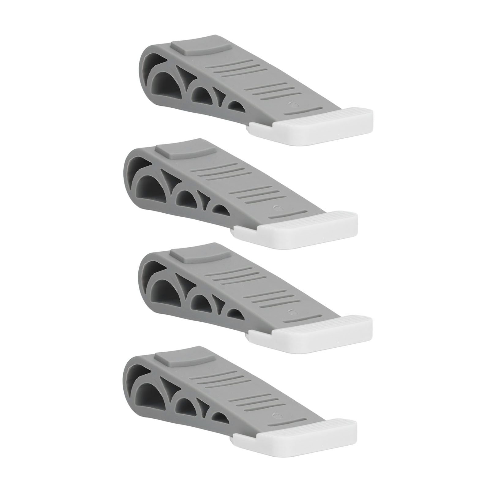 4PCS Stacked Door Stop Rubber Heavy Duty Door Bottom Stopper Door Wedge Stop for Home Office V1294-YM0523-3117210209811