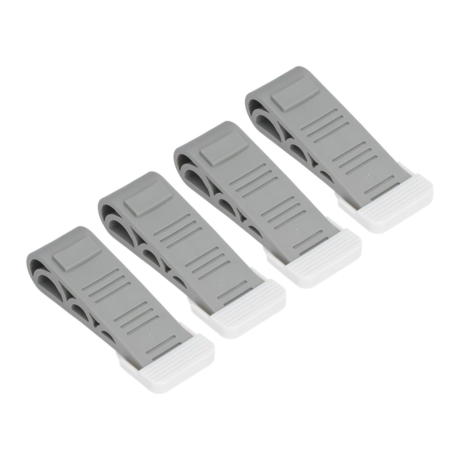 4PCS Stacked Door Stop Rubber Heavy Duty Door Bottom Stopper Door Wedge Stop for Home Office V1294-YM0523-3117210209811