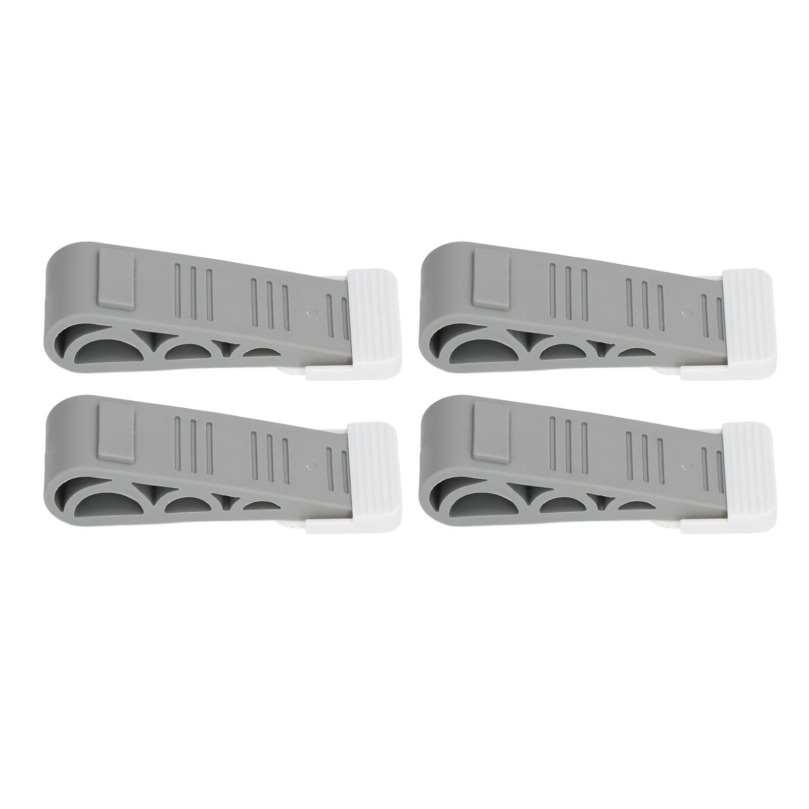 4PCS Stacked Door Stop Rubber Heavy Duty Door Bottom Stopper Door Wedge Stop for Home Office V1294-YM0523-3117210209811