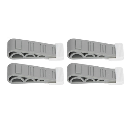 4PCS Stacked Door Stop Rubber Heavy Duty Door Bottom Stopper Door Wedge Stop for Home Office V1294-YM0523-3117210209811