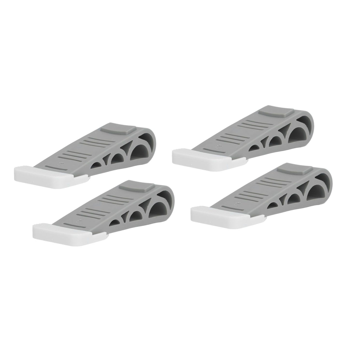 4PCS Stacked Door Stop Rubber Heavy Duty Door Bottom Stopper Door Wedge Stop for Home Office V1294-YM0523-3117210209811