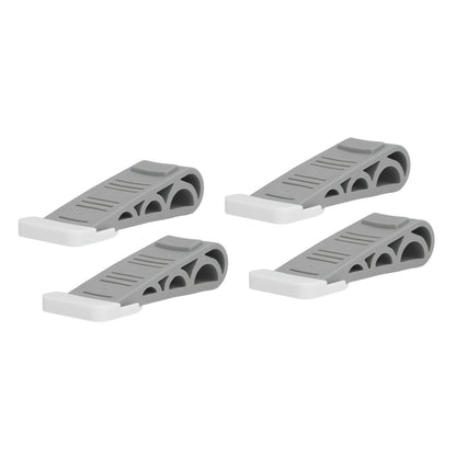 4PCS Stacked Door Stop Rubber Heavy Duty Door Bottom Stopper Door Wedge Stop for Home Office V1294-YM0523-3117210209811