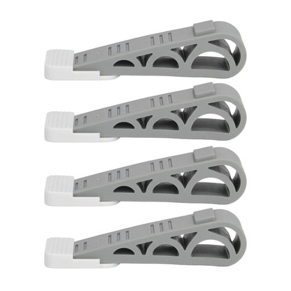4PCS Stacked Door Stop Rubber Heavy Duty Door Bottom Stopper Door Wedge Stop for Home Office V1294-YM0523-3117210209811