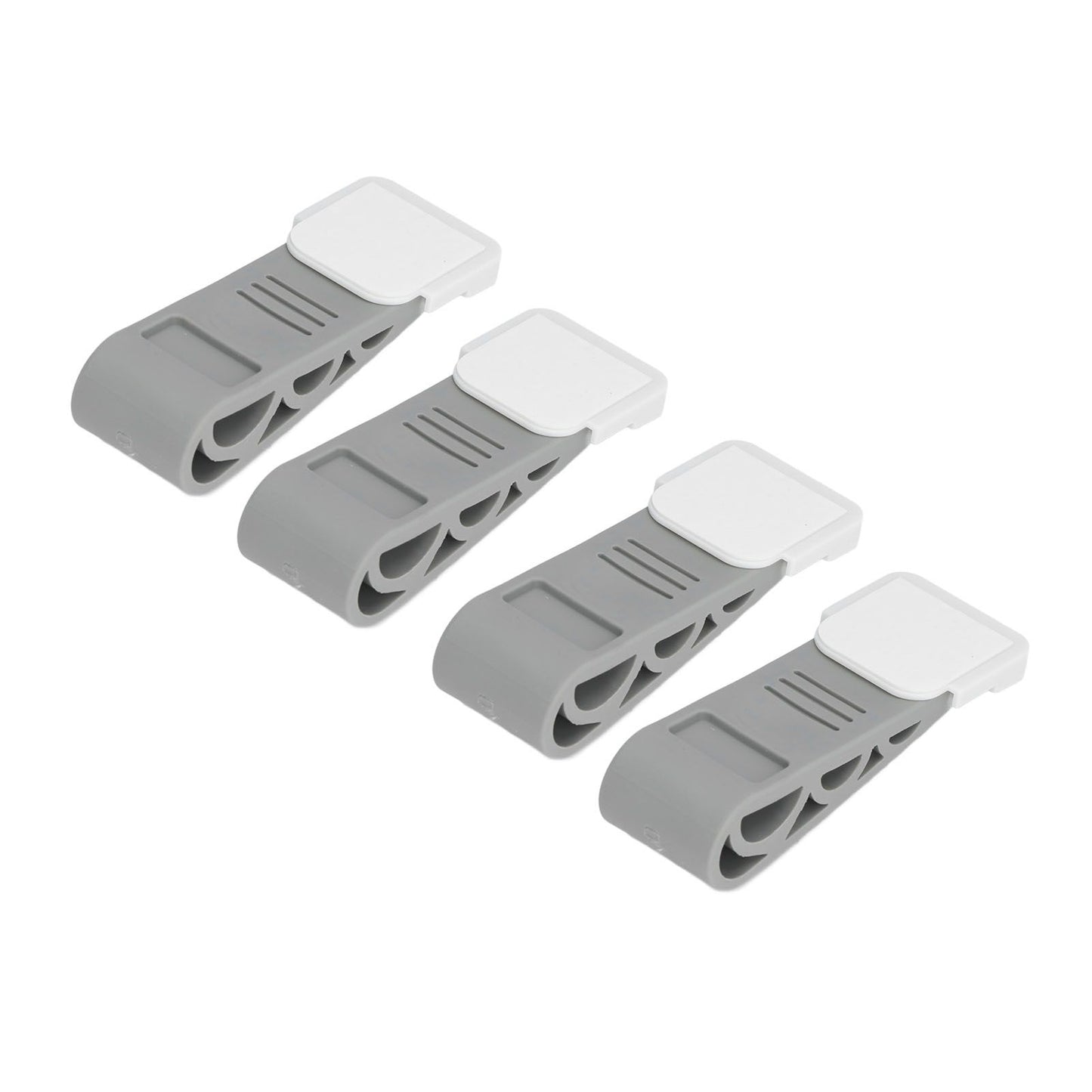4PCS Stacked Door Stop Rubber Heavy Duty Door Bottom Stopper Door Wedge Stop for Home Office V1294-YM0523-3117210209811