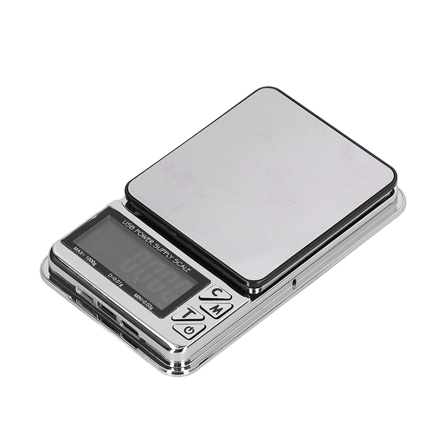 Jewelry Scale Accurate Data USB Charging Stable Reading High Sensitivity LCD Digital Electronic Scale for V1294-YM0523-3117210209911