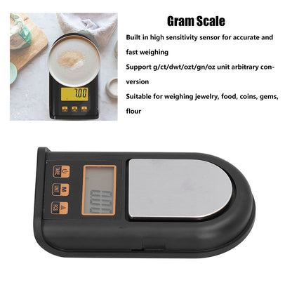 500g/0.01g Pocket Scale High Accuracy Electronic Balance Scale for Jewelry Tea Leaf Bake Weighting V1294-YM0523-3117210210111