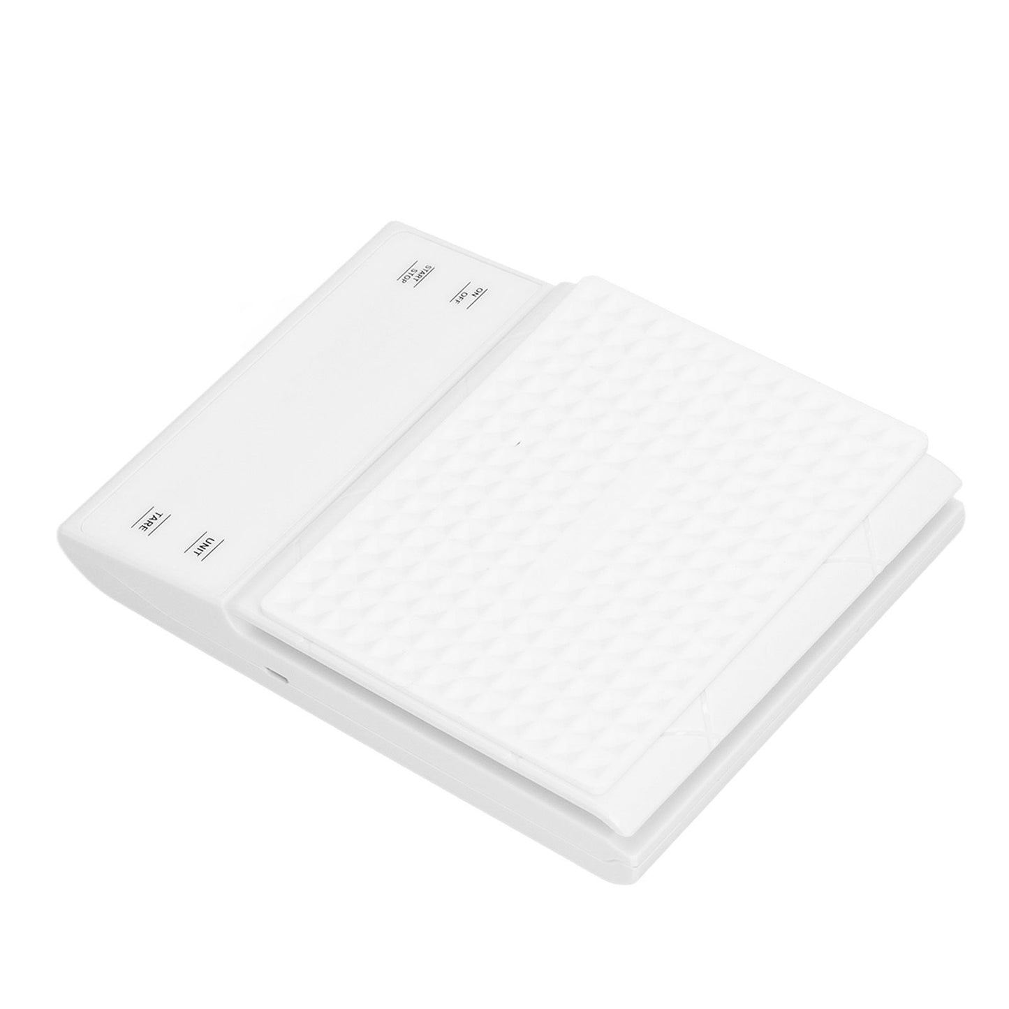 3kg/0.1g LED Display Electronic Scale Portable Timing Kitchen Coffee Scale with Non Slip Pads White V1294-YM0523-3117210210211