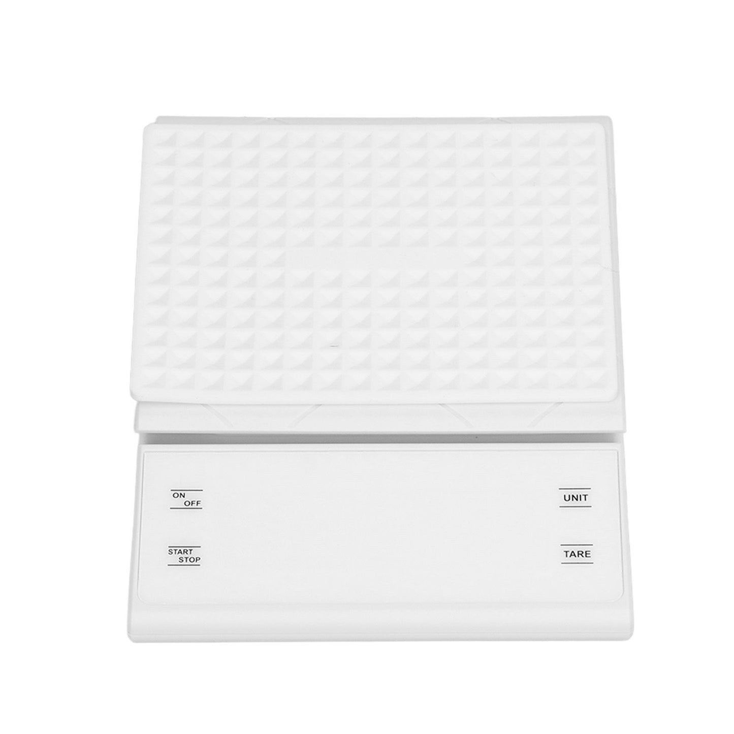 3kg/0.1g LED Display Electronic Scale Portable Timing Kitchen Coffee Scale with Non Slip Pads White V1294-YM0523-3117210210211