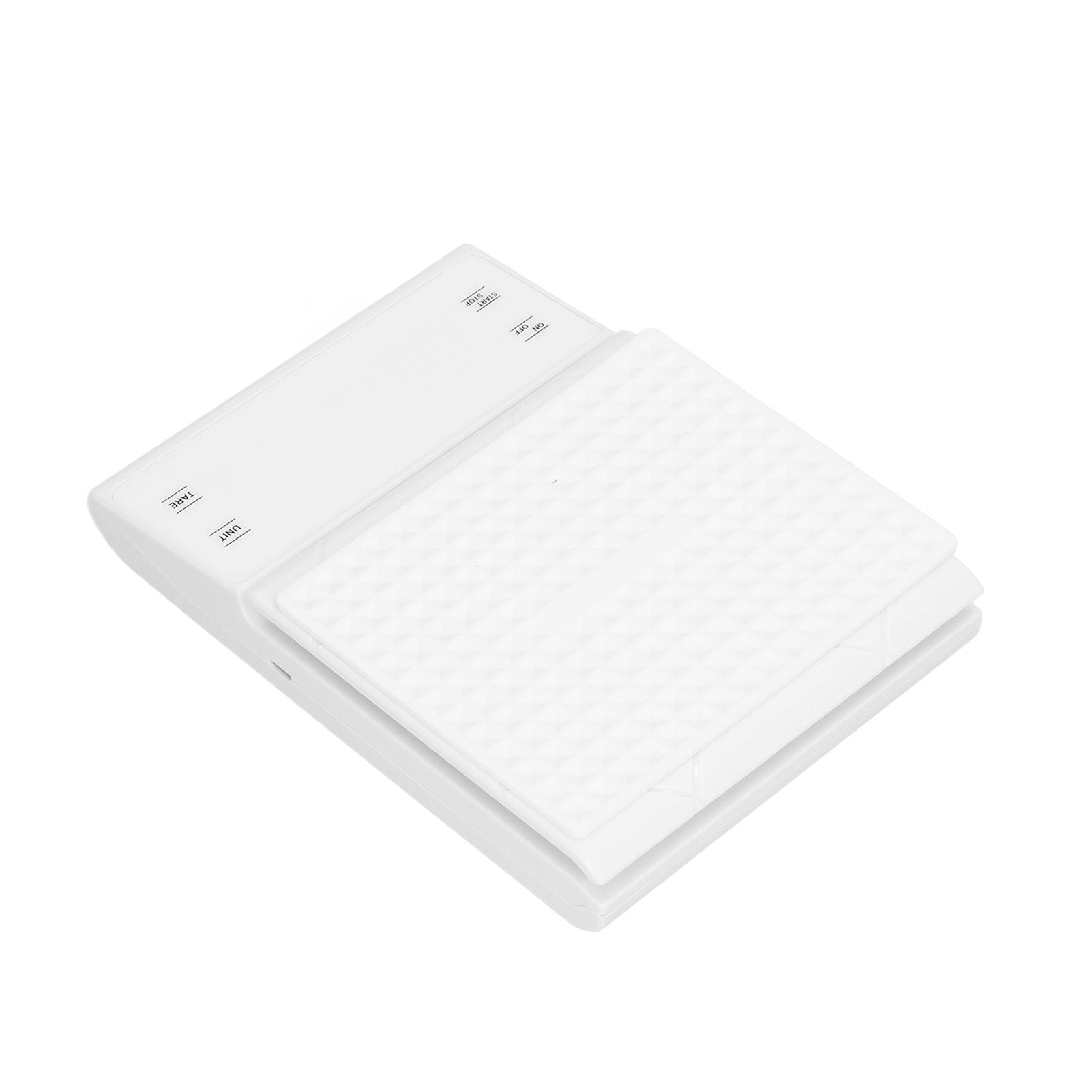 3kg/0.1g LED Display Electronic Scale Portable Timing Kitchen Coffee Scale with Non Slip Pads White V1294-YM0523-3117210210211