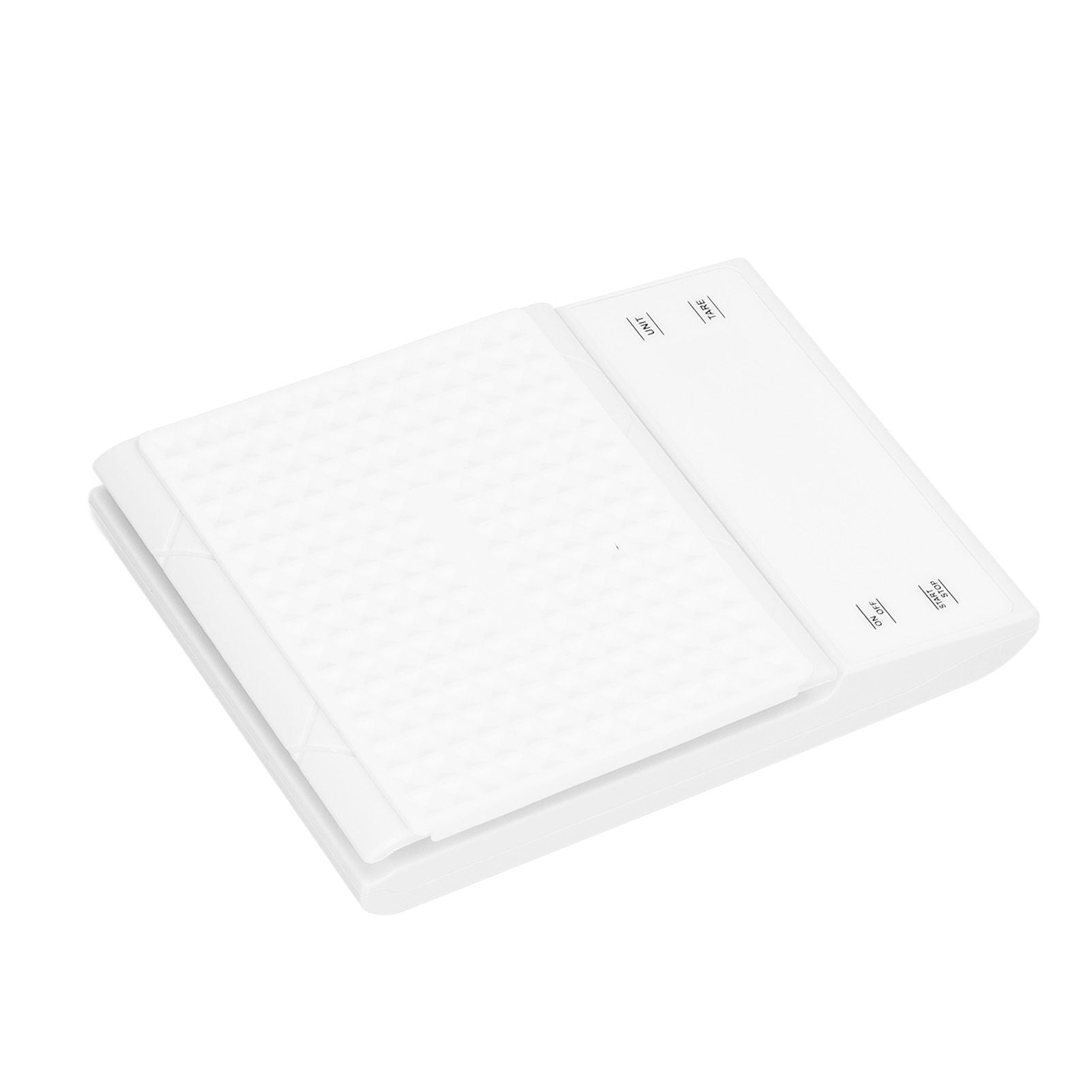 3kg/0.1g LED Display Electronic Scale Portable Timing Kitchen Coffee Scale with Non Slip Pads White V1294-YM0523-3117210210211