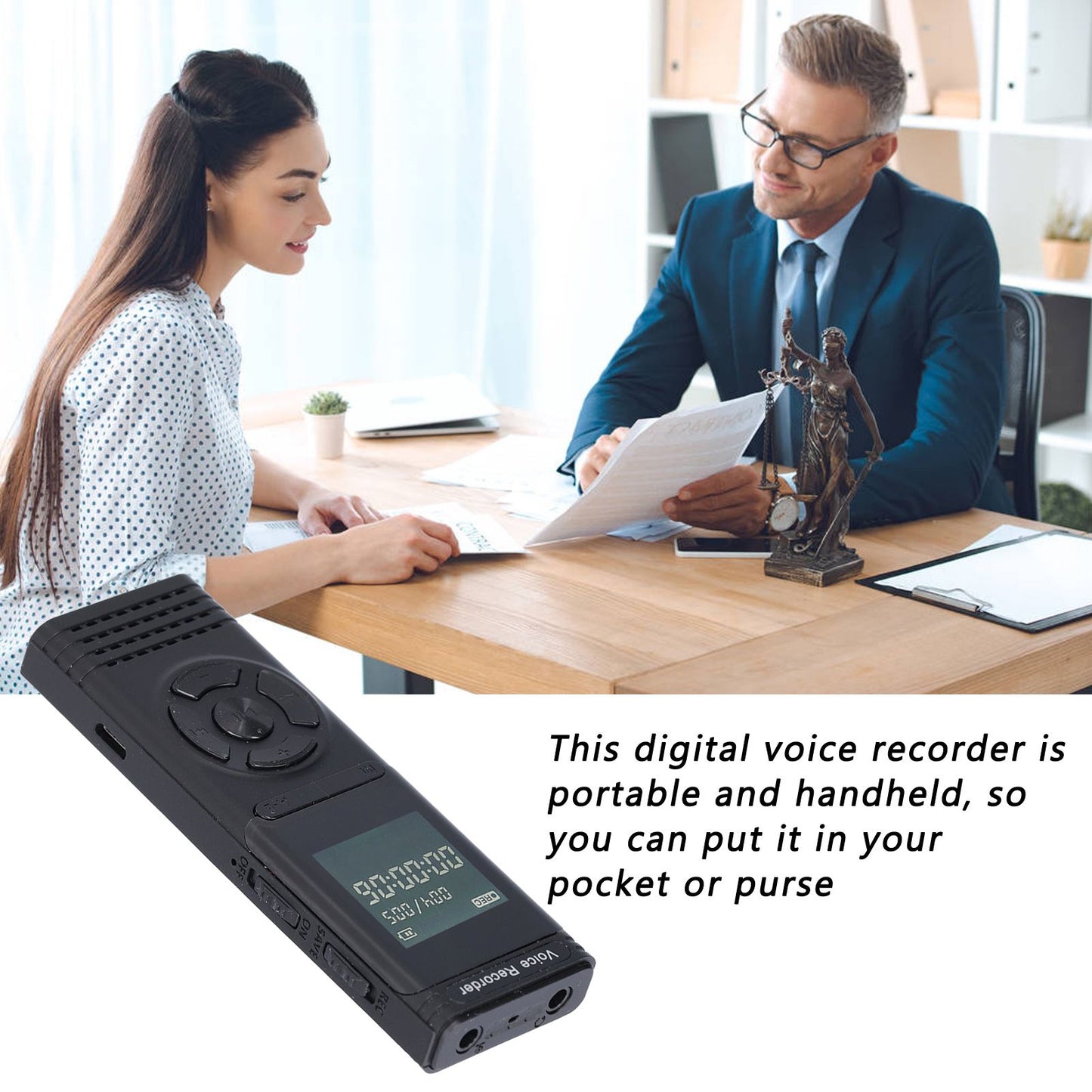 8G LCD Digital Voice Recorder Portable Voice Activated Recorder Pen Recording Device for Lecture V1294-YM0523-3117210210511