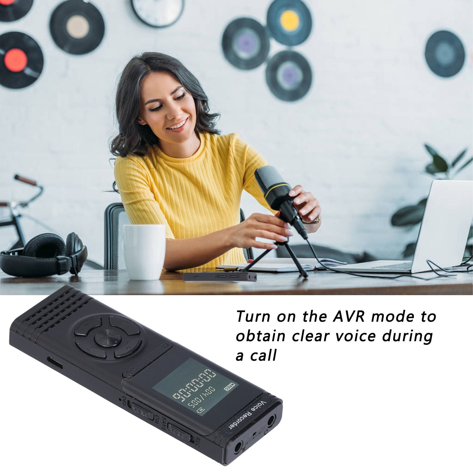 8G LCD Digital Voice Recorder Portable Voice Activated Recorder Pen Recording Device for Lecture V1294-YM0523-3117210210511