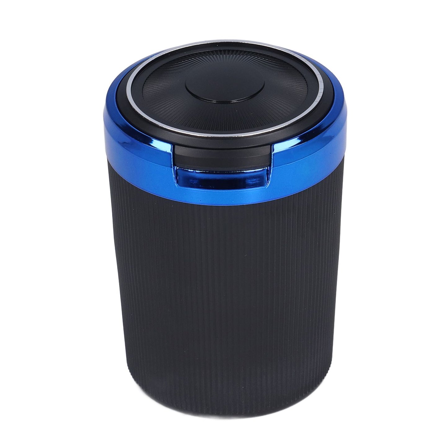 3W Luminous Car Ashtray with LED Light Lid Fireproof Smokeless Cigarette Ashtray for Home OfficeBlue V1294-YM0523-3117210210911