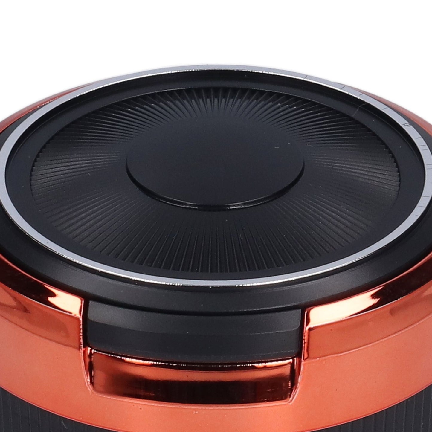 3W Luminous Car Ashtray with LED Light Lid Fireproof Smokeless Cigarette Ashtray for Home OfficeOrange V1294-YM0523-3117210210912