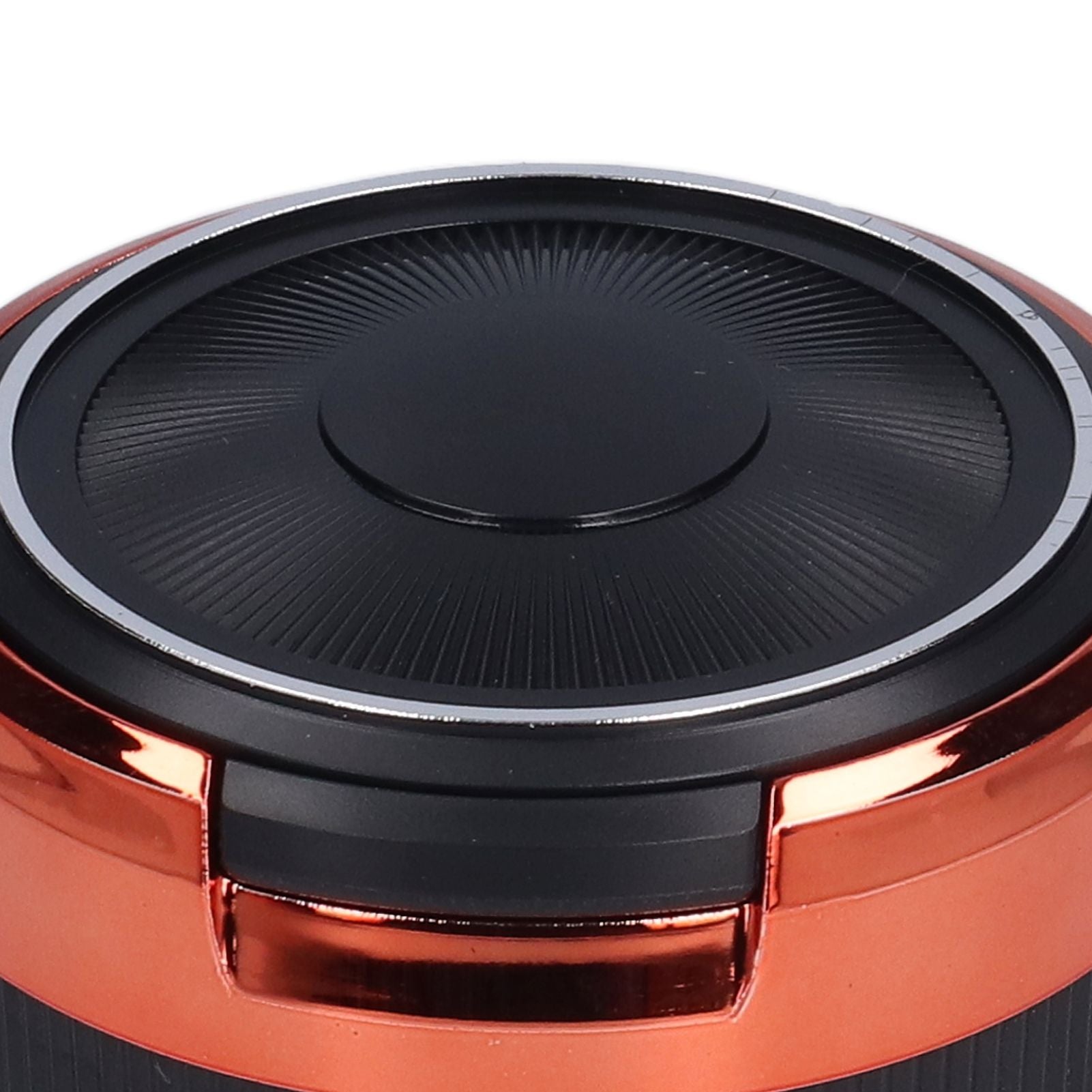 3W Luminous Car Ashtray with LED Light Lid Fireproof Smokeless Cigarette Ashtray for Home OfficeOrange V1294-YM0523-3117210210912