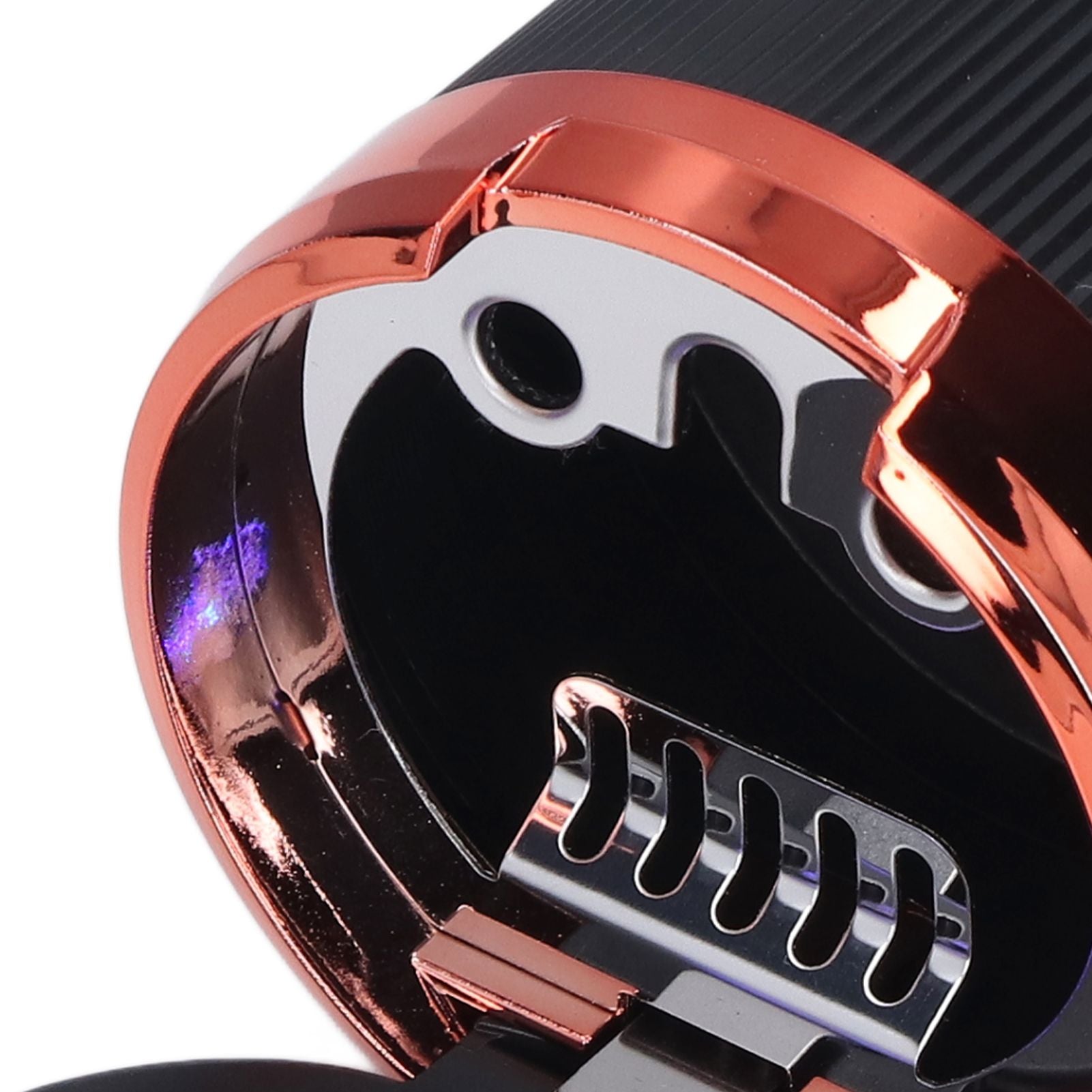 3W Luminous Car Ashtray with LED Light Lid Fireproof Smokeless Cigarette Ashtray for Home OfficeOrange V1294-YM0523-3117210210912