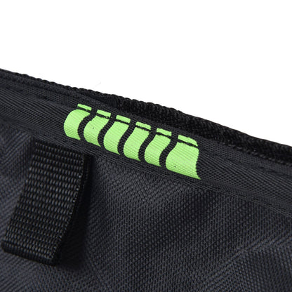 Car Garbage Storage Bag Waterproof Foldable Oxford Fabric Auto Litter Bin with Lid and Pockets Black V1294-YM0523-3117210211711