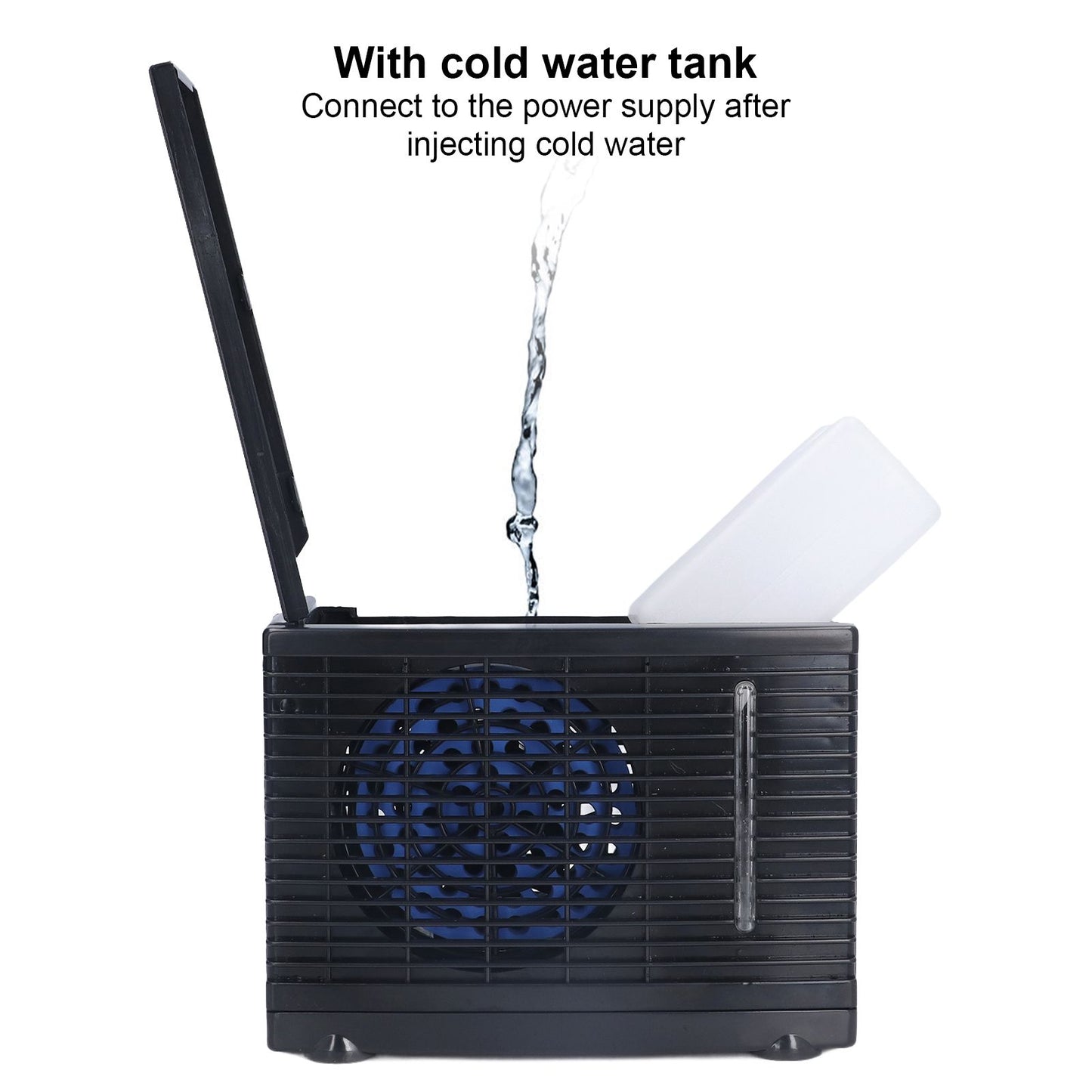 Mini Air Conditioning Fan Silent Portable Evaporative Cooler with Water Tank for Car Home 12V V1294-YM0523-3117210212011
