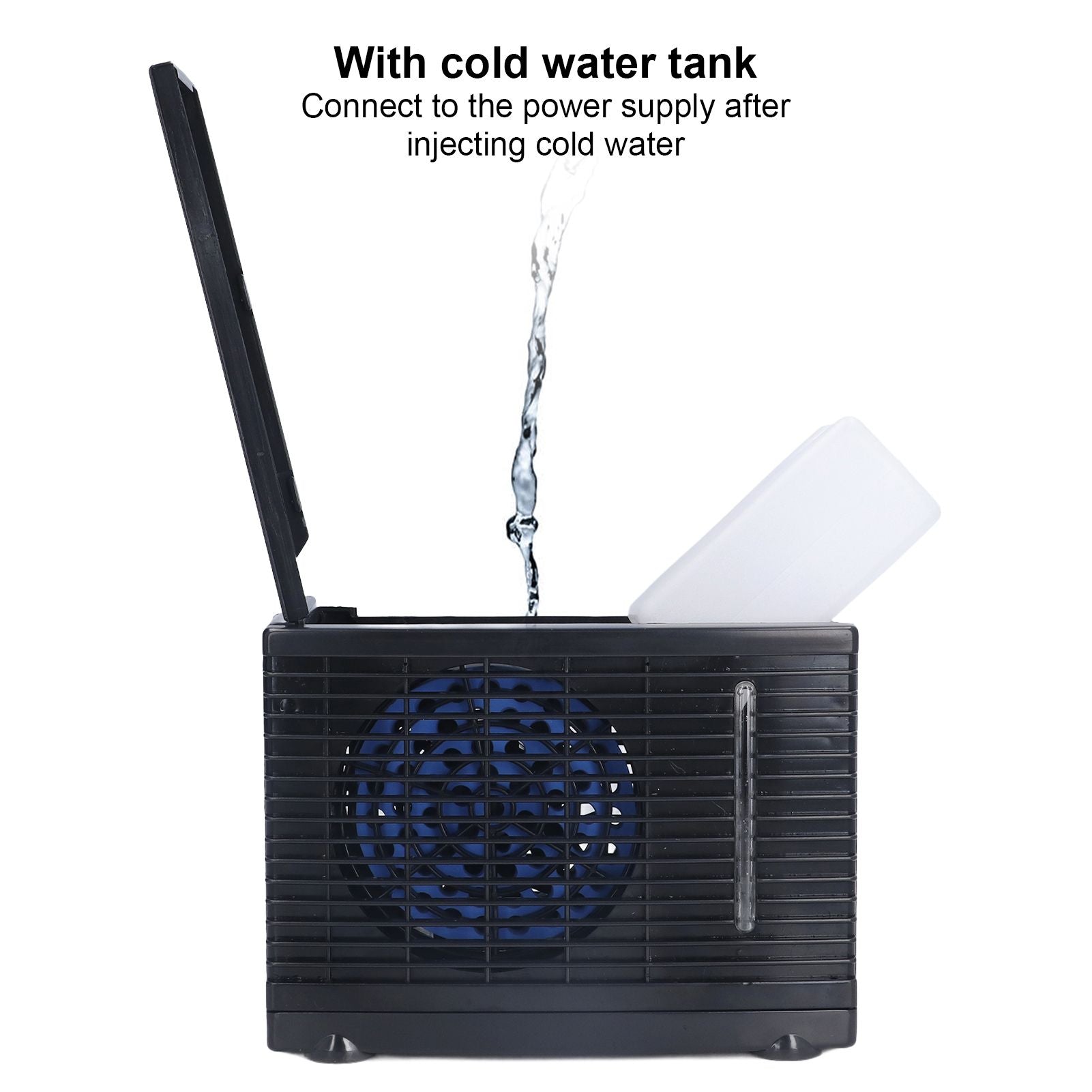 Mini Air Conditioning Fan Silent Portable Evaporative Cooler with Water Tank for Car Home 12V V1294-YM0523-3117210212011
